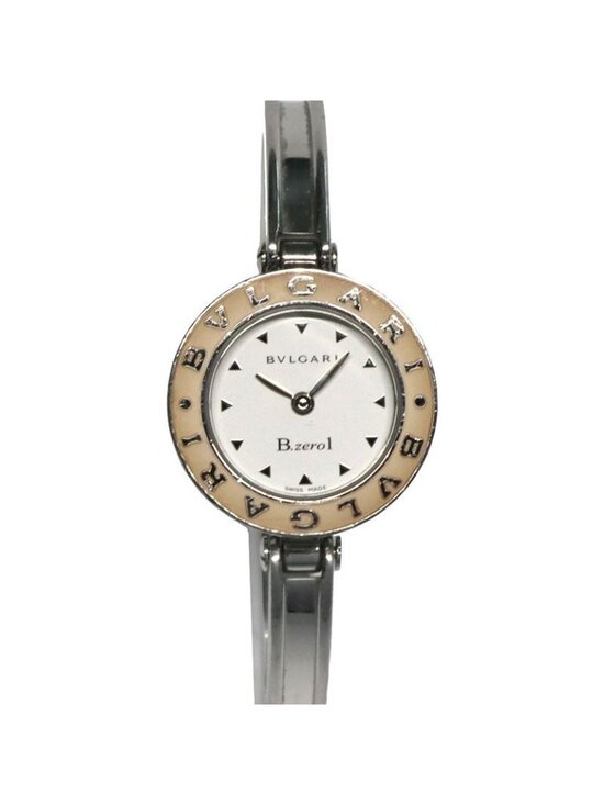 Bvlgari B.zero1 Bz22 S White SS Quartz Bangle Watch main image 4
